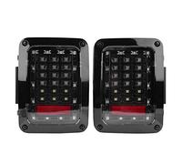 Aramox Una coppia di luci LED automatiche con luci posteriori con freno per JK 07~16 USA