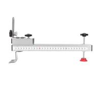 Aramox Universal Adjustable Level Wall Mount Bracket, 31cm/12.2in Lega di Alluminio e Acciaio Inossidabile, Asta di Supporto con Scala Trasparente