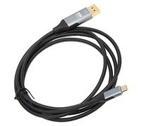 Aramox USB C a Displayport Adattatore, 4K 60Hz 10Gbps | Convertitore da USB C a alluminio, cavo da 5,9 piedi, connettori placcati oro 24K, schermo a specchio o esteso, per