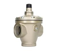 Aramox Valvola di Riduzione della Pressione dell'aria Compressa Regolatore di Pressione Pneumatico in Lega di Alluminio DN50 Regolazione della Manopola Guarnizione HNBR per Compressori d'aria