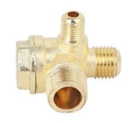 Aramox Valvola di Ritegno Non di Ritorno, Valvola del Compressore d'aria in Ottone a un Modo, Prevenire il Riflusso dell'acqua, Prestazioni Elevate per Applicazioni di Gas Petrolifera