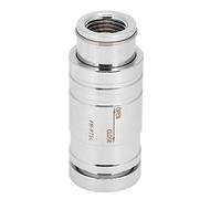 Aramox Valvola di Scarico in Ottone G1/4 Filettatura Interna Valvola di Scarico del Raffreddamento Ad Acqua del Computer con Controllo a 3 Marce per di Raffreddamento del PC