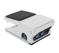 Aramox Valvola Pneumatica a Pedale Interruttore di Controllo Aria con Filettatura G1/4 a 3 Vie 2 Posizioni per Apparecchiature Industriali