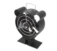 Aramox Ventilatore per Stufa a Legna a 6 Pale/per Un'efficiente Circolazione dell'Aria - Ventilatore per Caminetto Alimentato a Calore con - Aiuta a Ridurre Il Consumo di Legna - Adatto a Vari