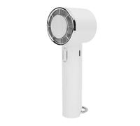 Aramox Ventilatore Portatile a Semiconduttore Ad Alta velocità Ventilatore da Tavolo Portatile a 5 velocità con Batteria da 2000 MAh Mini Tasca per Viaggi All'aperto (WHITE)