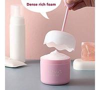Aramox Viso per il Produttore di Schiuma per il Viso, Maker di Carino Detergente la Frusta, Detergente Crema Schiuma Ricca Crema Strumenti la Cura della Pelle con profondità i Viaggi Domestici (BLUE)