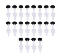 Aramox Vite di Fissaggio per Serbatoio Dell'acqua per WC, Kit di Viti/di Fissaggio per WC in Plastica Resistente 2 Pezzi, 20 Pezzi, Kit di Viti per Serbatoio/rondella di per Proprietari di Case