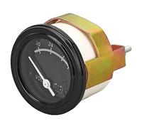 Aramox Voltmetro Analogico, Misuratore di Tensione del Generatore Rotondo, Misuratore Pannello Analogico per in Acciaio Inossidabile ABS DC24V con Coperchio Trasparente, per Riparazioni di