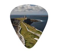 Aran Islands Prints - Plettri per chitarra, set da 12 pezzi, 3 diversi spessori, adatti per chitarre elettriche e acustiche