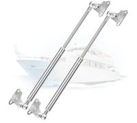 ARANA Puntoni a gas in acciaio inox, 50,8 cm, 68 kg, puntoni a gas marini da 50,8 cm, 667N, con staffe, cerniere di supporto per sollevamento idraulico per porte, armadietti, coperchi per barche