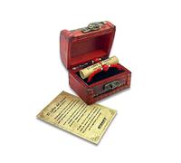 arana's - Bracciali filo rosso del destino con pietra Diaspro nel Forziere del tesoro - Uomo e donna - Argento sterling - Regali originali San Valentino, coppie, fidanzati, compleanni, anniversari,