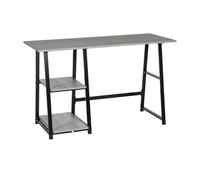 ARANAZ S.L. MANUFACTURAS DE LA MADERA Scrivania a struttura nera con coperchio grigio H.74 cm