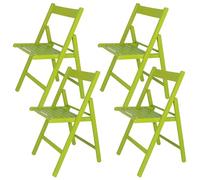 ARANAZ S.L. MANUFACTURAS DE LA MADERA Sedia Pieghevole, Faggio, Verde, 43x47x79