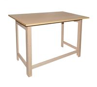 Aranaz- Tavolo da studio - Piano pieghevole - Per l'home office - Legno di faggio - Tavolo per computer - 100 x 60 x 75 cm