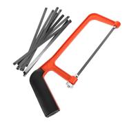 Arancia Mini Seghetto Manuale per Legno e Plastica, Festa Scuola Decor | Impugnatura Ergonomica, Struttura Stabile, Taglio Pulito, Portatile, per Giardinieri e Falegnami, Metallo Plastico
