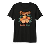 Arancia Orange Sweet Fruity Maglietta Premium