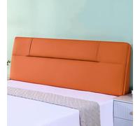 Arancia,Paste 79"/King,Testiera Completa Cuscino Posteriore Supporto Lombare Testiera Imbottita Cuscino per Lettura Rimovibile Cuscino Divano Dormitorio Schienale A Riposo