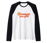 Arancia, Sei Contento, Illustrazione, Zesty Maglia con Maniche Raglan