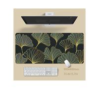 (arancione 1k) Tappetini per mouse da gioco di grandi dimensioni Tappetino per mouse Leaf Art Tappetini