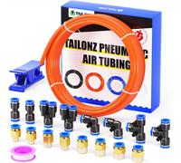 Arancione 8 Mm O 5/16 OD 5 Mm ID Poliuretano PU Tubo Tubo Kit 10 Metri 32,8Ft
