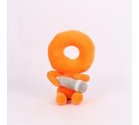 (Arancione) Alan Becker Matchstick Men Peluche Animale di Peluche Imbottito in Cotone PP Regali