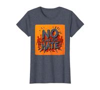 Arancione Anti Bullismo No Place for Hate Statement Maglietta, Donna, Pervinca, M