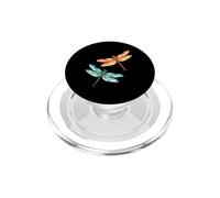 Arancione Blu Libellula Acquerello Insetti Wildlife Natura PopSockets PopGrip per MagSafe