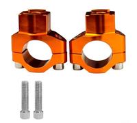 Arancione CNC Alluminio Bike Manubrio Riser Short Profile
