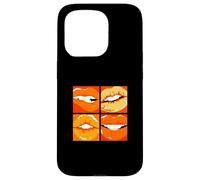 Arancione Leggi Le Mie Labbra Grafica Arancione Custodia per iPhone 15 Pro