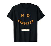 Arancione No Sympathy for Haters Grafica Arancione Maglietta