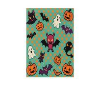 Arancione Polka Dot Zucca per Halloween bandiere di Giardino bandiere all'aperto & banner per la decorazione esterna 28x40 double sided