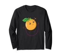 Arancione Quando Si Salta Corda Maglia a Manica