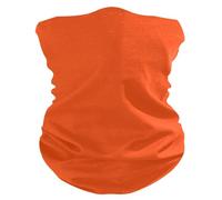 Arancione Rosso Tinta Unita Pianura Caldo/Freddo Antivento Ghette Collo Multi-Use Facemask per Lavoro Corsa Caccia