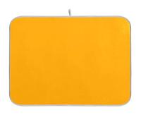 Arancione Tinta Unita Puro Pianura Riutilizzabile Stuoia di asciugatura 18x24 Rettangolo Grande Scolapiatti mat Decorativo Home Decor Essentials