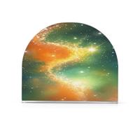 Arancione Verde Romantico Cielo Stellato Universo Acrilico cena portatovaglioli per Farmhouse Cocktail freestanding titolari per tovaglioli di carta decorazioni per la casa per bagno, ristorante