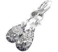 Arande Cristalli originali Bellissimo set unico di orecchini e ciondolo Cometa Lotus in argento sterling 925 Certificato
