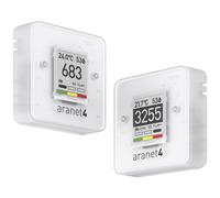 aranet Misuratore di CO2 0, 0, 0, 600 - 9999, 50, 85, 1100 ppm, °C, %, hPa con