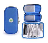 Aranticy - Borsa termica portatile per insulina, siringe, organizer per diabetici, tasca per diabete, insuline e farmaci, casa, viaggi, campeggio, uso esterno