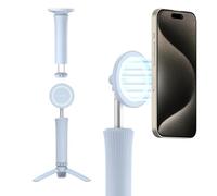 araree Magfie Pod Lite - Treppiede magnetico per telefono, compatibile con MagSafe, rotazione a 360°, mini morsetto per iPhone e smartphone Galaxy (blu)