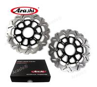 Arashi 1 paio CNC disco freno anteriore flottante completo per KAWASAKI ZX-14R ABS 2013-2017 rotori freno ZX14R 2013 2014 2015 2016 2017