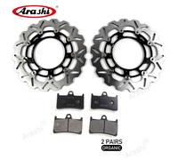 Arashi CNC Freno A Disco Pastiglie Freno Rotore Flottante Completo Per YAMAHA FAZER 8/ABS 800/FZ8 2011 2012 2013 2014 2015 FZ-8