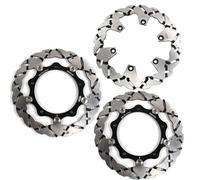 Arashi Dischi freno anteriori e posteriori flottanti per XP T-MAX 500 2004-2007, Oro