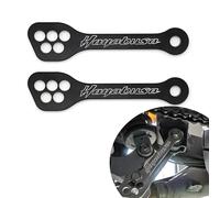 Arashi Kit bracci posteriori regolabili per abbassamento ammortizzatore compatibile con Suzuki Hayabusa GSX1300R 1999-2020 Gen 1 2 Nero