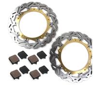 Arashi Kit dischi e pastiglie per freni anteriori per S1000RR 2010-2015 Accessori di ricambio Oro