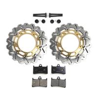 Arashi Kit dischi e pastiglie per freni anteriori per Ya.ma.ha XP T-MAX TMAX 530 2012-2015 Accessori di ricambio Oro