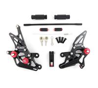 Arashi Pedane Regolabili Compatibili con Yamaha FZ1 2006-2016, FZ8 2010-2013 Non-ABS, Nero