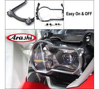 Arashi Per BMW R1200GS ADV LC 2013 - 2022 PC Lente Faro Protezione di Alluminio di CNC Guard Copertura R1200 GS R R125GS R1250GSA 2019 Black