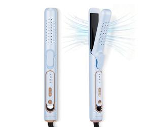 AraSyleon Piastra Capelli con Aria Fredda & ionica, 5 Temp. 140-220 °C | Piastra arricciacapelli 2-in-1, corpo termoprotetto, piastre ceramica tourmalina, 110-240V, cavo 2 m, cavo girevole a 360°