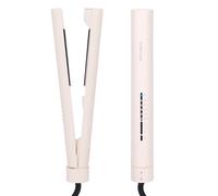 AraSyleon Piastra e Arricciacapelli 2 in 1 con Ceramica Ionica, 5 Livelli Temperatura (140-220°C), Riscaldamento Rapido 30s, Rosa