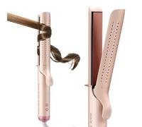 AraSyleon Piastre Capelli & Arricciacapelli 2 in 1 con Ceramica, Arricciacapelli & Piastra Capelli, 5 Temperature Regolabili (140-220°C), Riscaldamento Rapido 30s, Piastra Ceramica Capelli